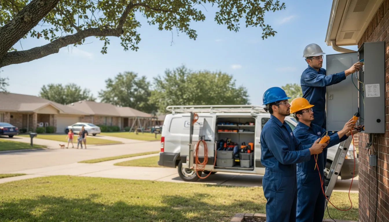 Certified electrician providing emergency electrical services in New Salem, IL